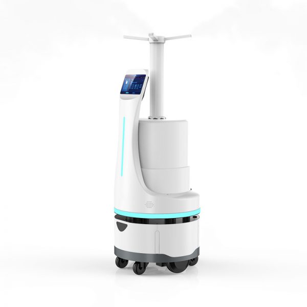 Spray disinfection robot